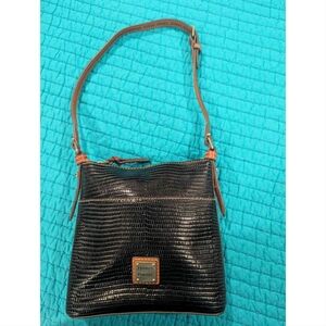 Dooney & Bourke Textured Black Crossbody Bag
